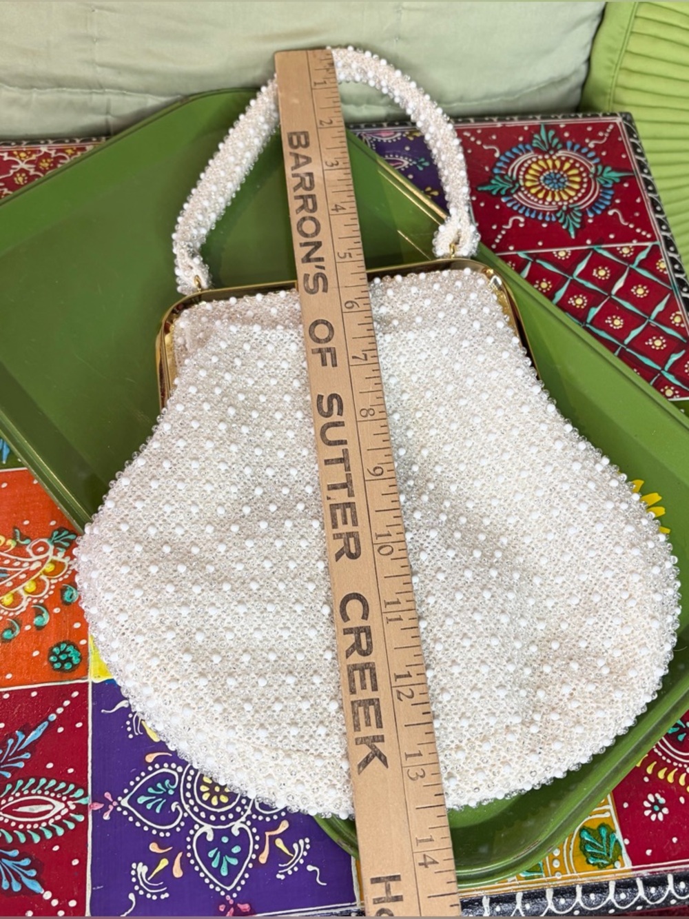 Corde’ Bead Bag, Mirror and Coin Purse - Picture 7 of 8